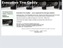 Tablet Screenshot of executivetirecaddy.com